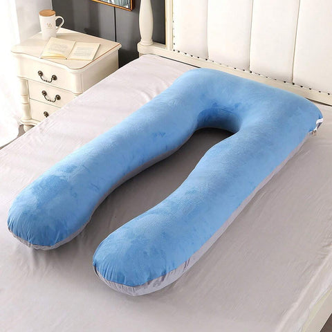 U‑Shaped Full Body Pregnancy Pillow, Multi‑Use Maternity Support Pillow For Sleeping, Reading Lounging Back Support Large Side Sleeper Pillow For Pregnant Women