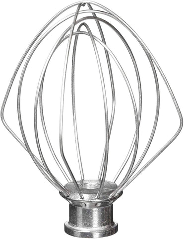 6 - Wire Whip Attachment Fits KitchenAid Tilt - Head Stand Mixer Replace K45ww Stainless Steel Egg Heavy Cream Beater Cakes Mayonnaise Whisk