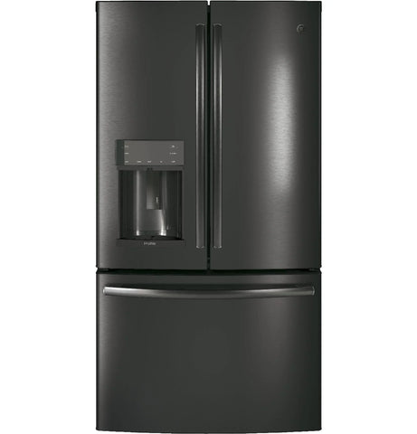 Appliances PFE28KBLTS 36 Inch French Door Refrigerator Black Stainless Steel