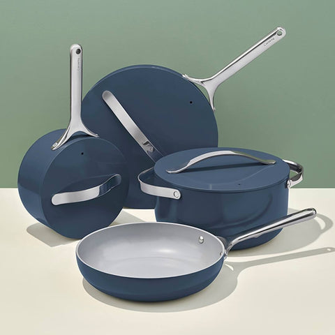Caraway Home Navy Non - Stick Ceramic 7-Piece Cookware Set