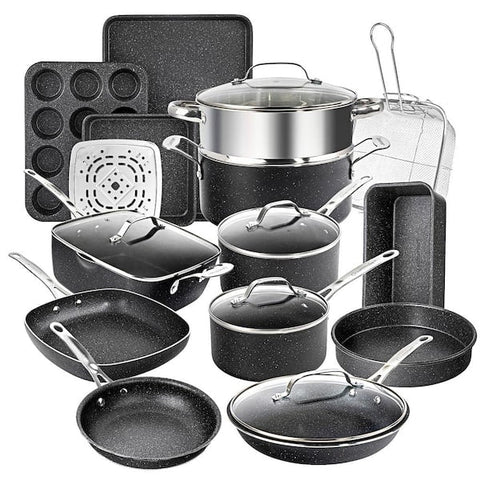 20-Piece Aluminum Ultra - Durable Non - Stick Diamond Infused Cookware and Bakeware Set