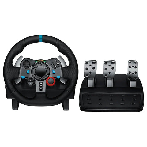 G29 Driving Force Racing Wheel and Floor Pedals for PS5. PS4. PC. Mac Black